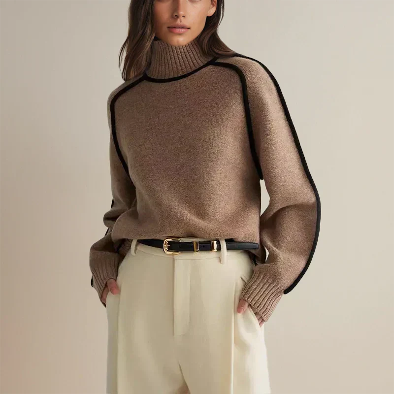 Ninae | Stylowy sweter z golfem