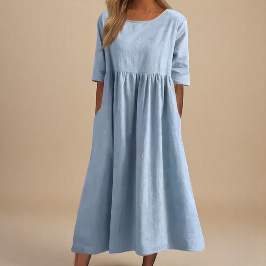 Zofia | Flattering Sukienka Bawełniana
