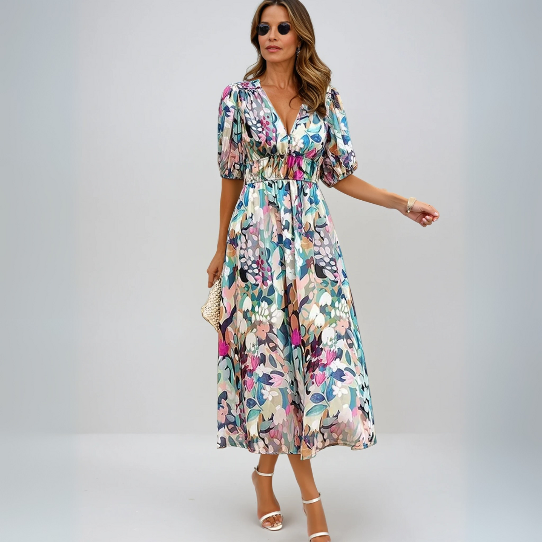 Elżbieta | Elegancka letnia sukienka