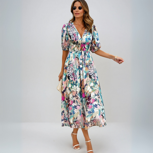 Elżbieta | Elegancka letnia sukienka