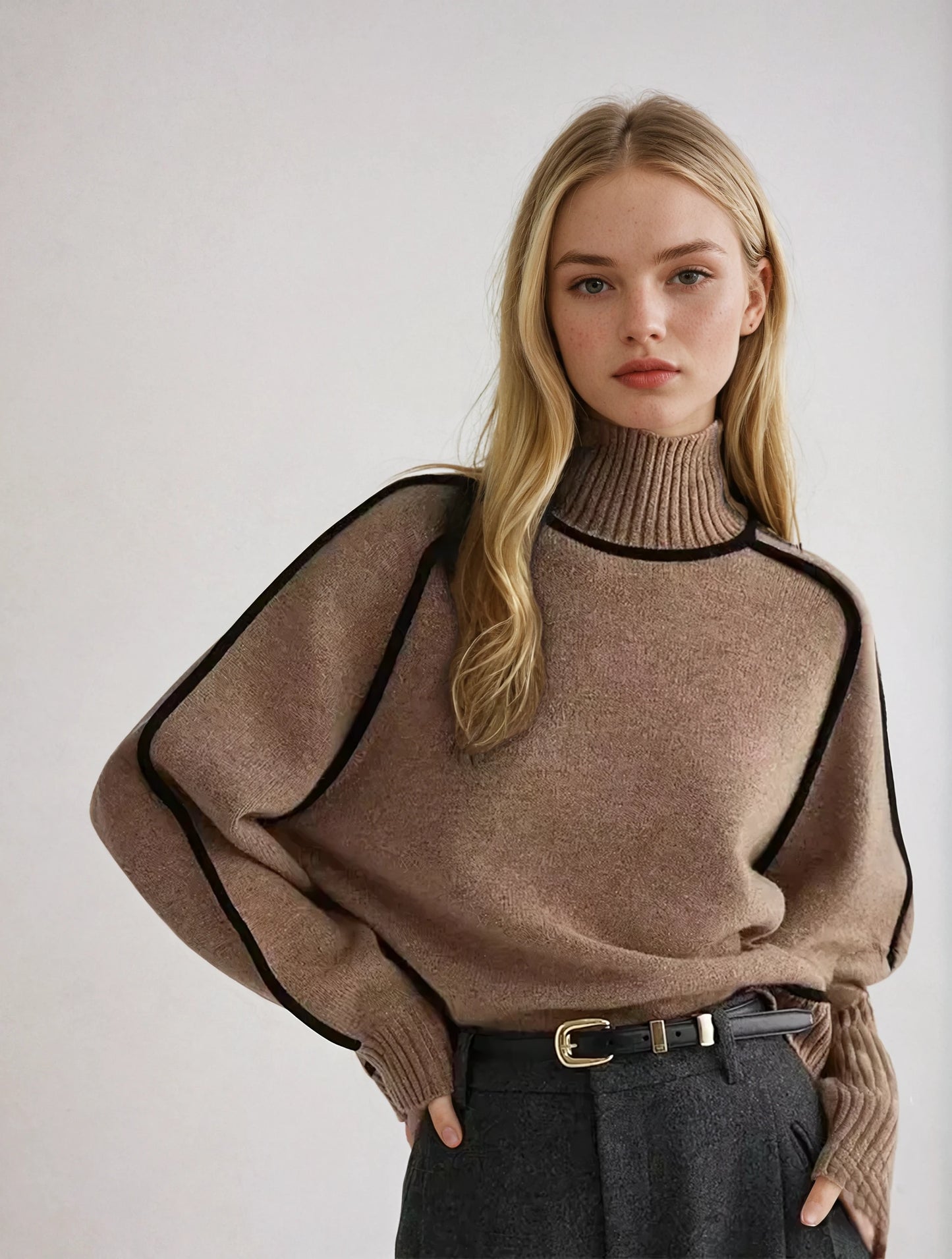 Ninae | Stylowy sweter z golfem