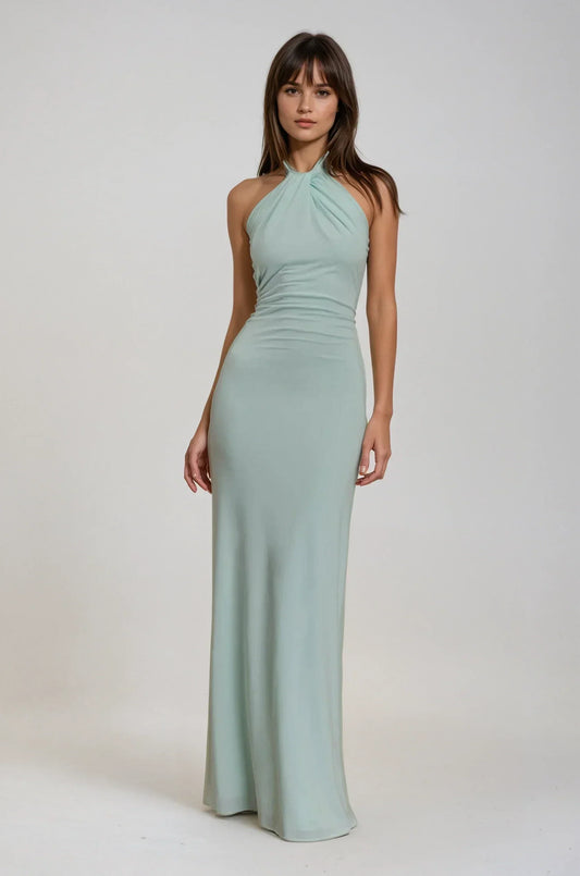 Velisia | Zwiewna sukienka maxi halter