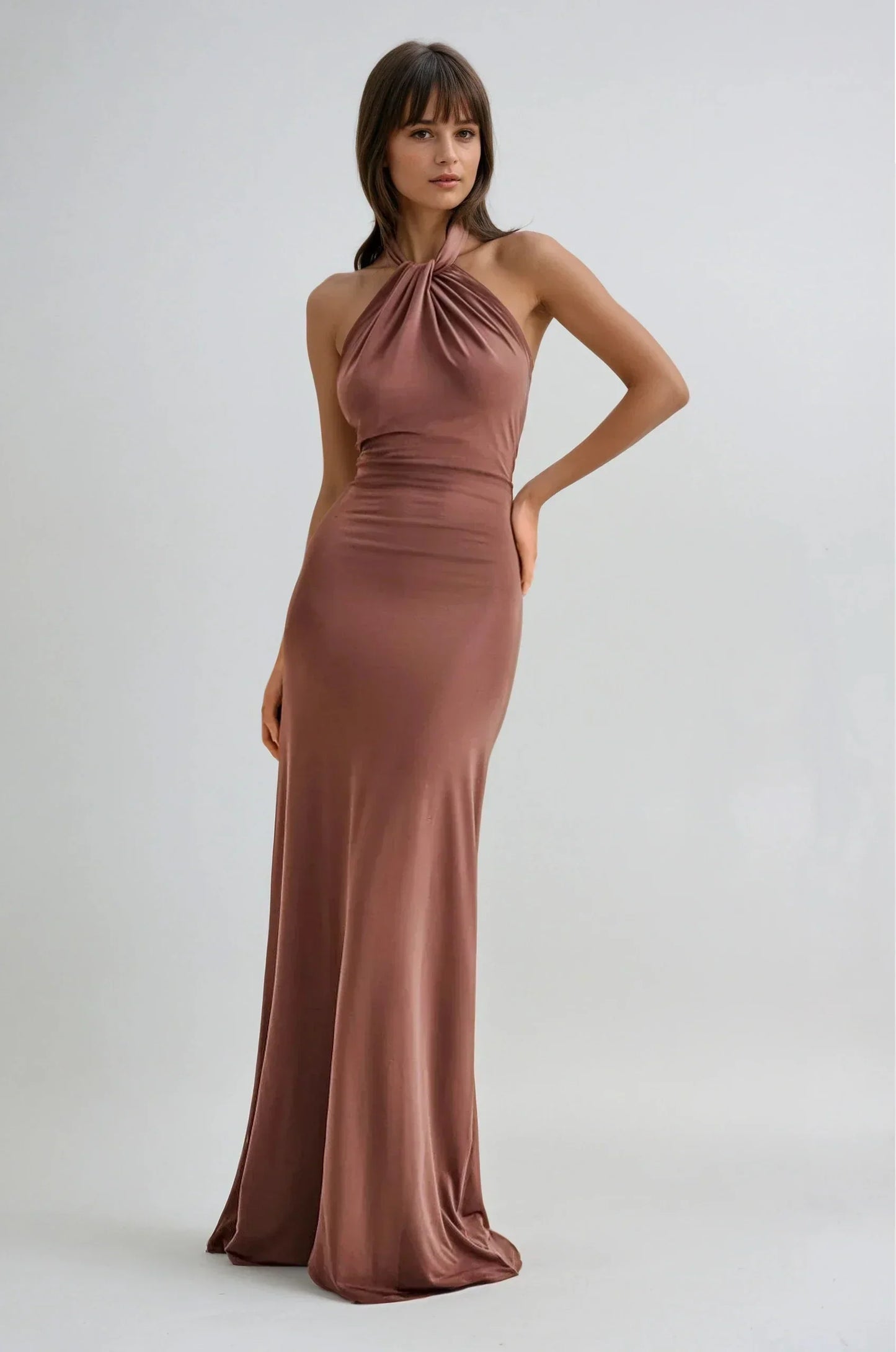 Velisia | Zwiewna sukienka maxi halter