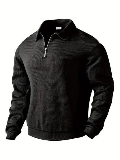 Vincent | Sweter zapinany na zamek w stylu vintage