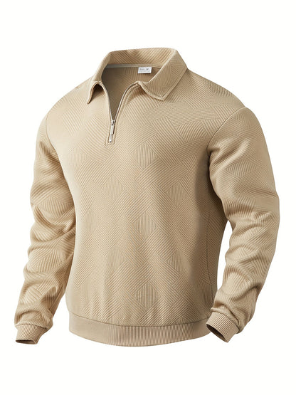 Vincent | Sweter zapinany na zamek w stylu vintage