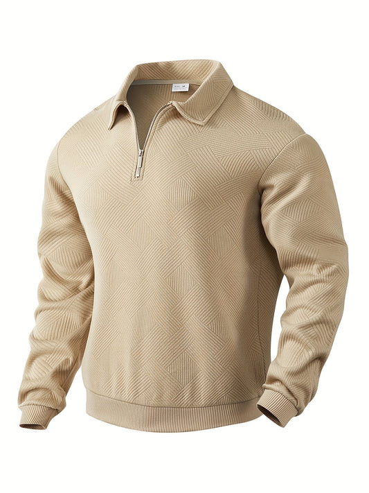 Vincent | Sweter zapinany na zamek w stylu vintage