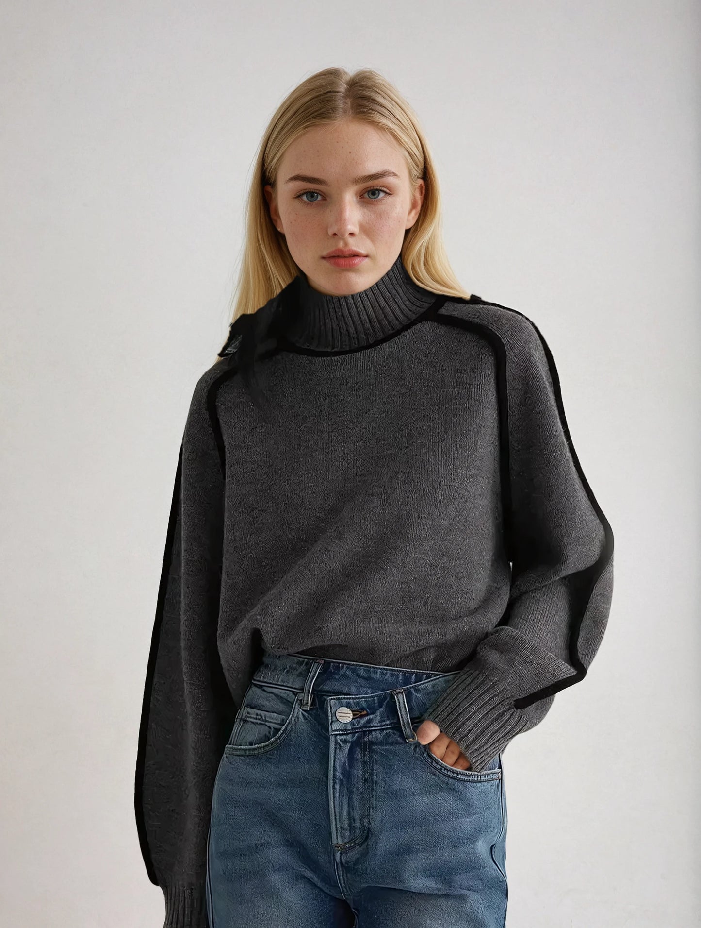 Ninae | Stylowy sweter z golfem