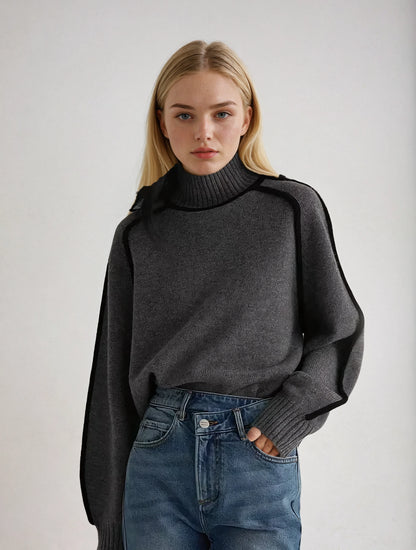 Ninae | Stylowy sweter z golfem