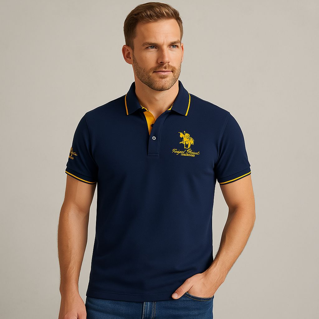 Norbert | Elegancka koszulka polo z organicznej bawełny