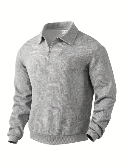 Vincent | Sweter zapinany na zamek w stylu vintage