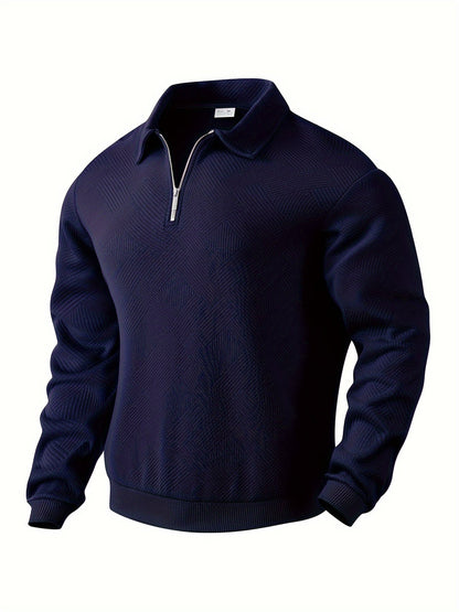 Vincent | Sweter zapinany na zamek w stylu vintage