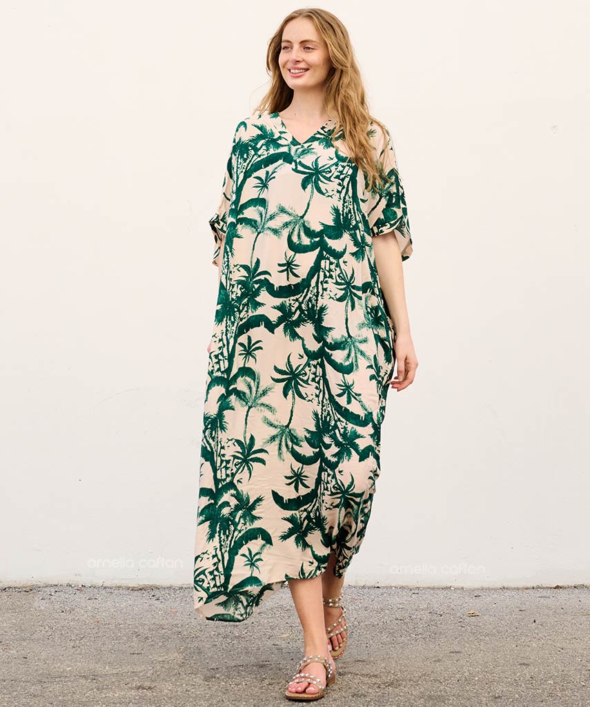 Orla | Sukienka typu kaftan z kieszeniami do noszenia na co dzień
