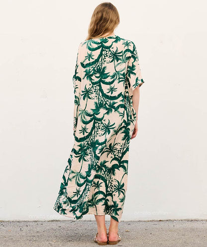 Orla | Sukienka typu kaftan z kieszeniami do noszenia na co dzień