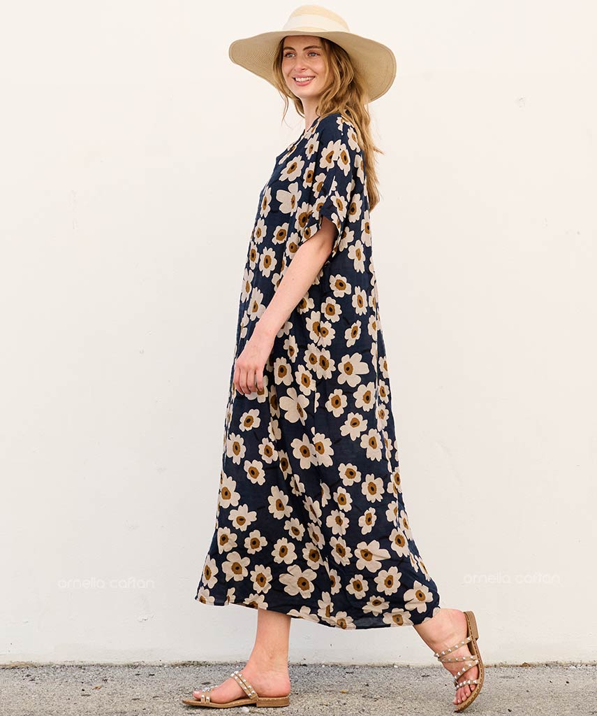 Kira | Sukienka typu kaftan z kieszeniami do noszenia na co dzień