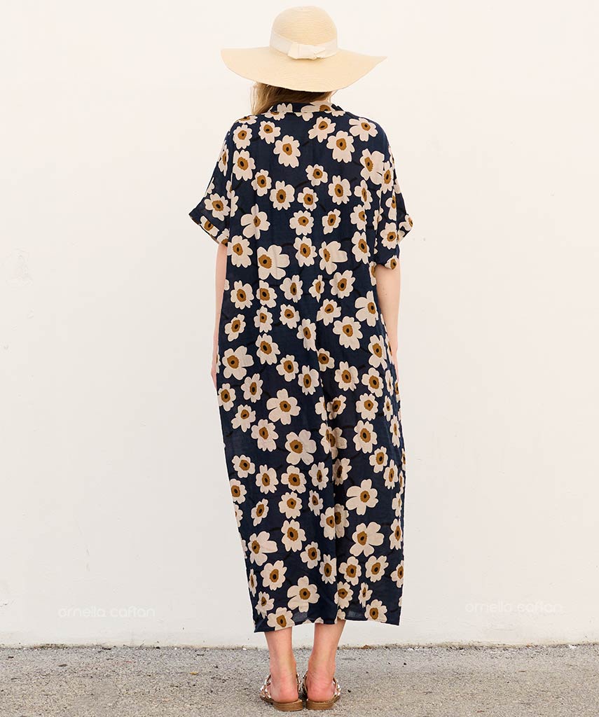 Kira | Sukienka typu kaftan z kieszeniami do noszenia na co dzień