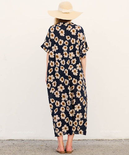 Kira | Sukienka typu kaftan z kieszeniami do noszenia na co dzień