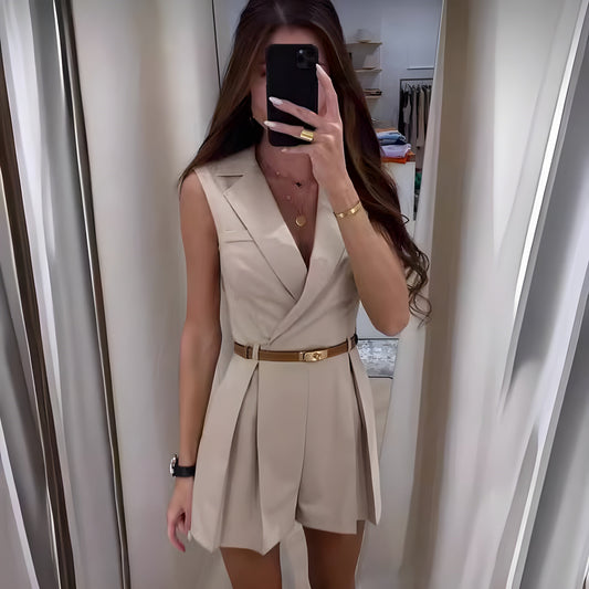Stefka - Elegancki Kombinezon Letni dla Kobiet