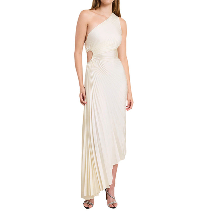 Evangelina | Sukienka w Plisach Elegancji