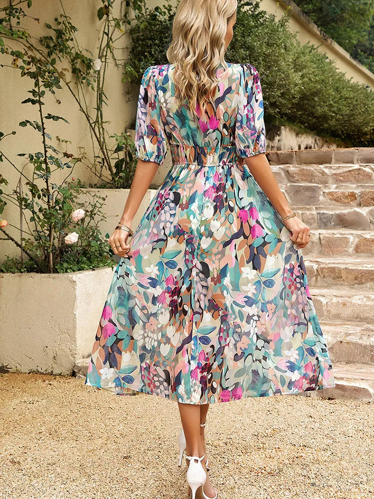 Elżbieta | Elegancka letnia sukienka
