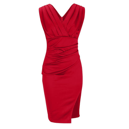 Dita | Drapowana Sukienka Midi Delight