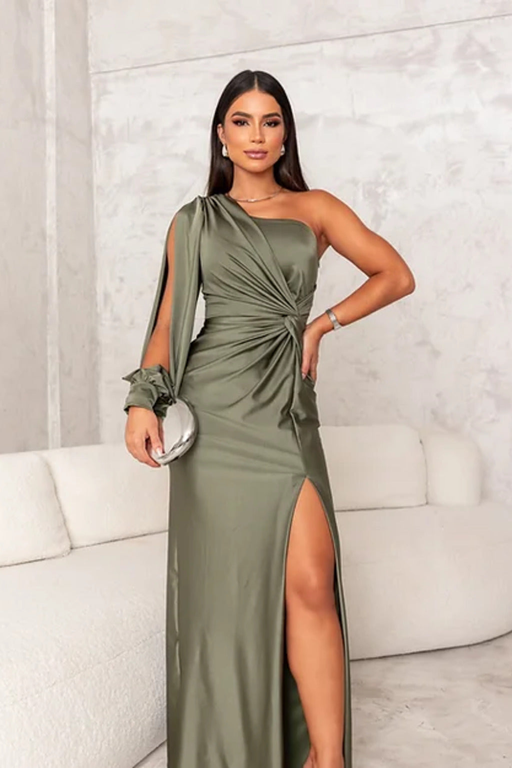 Lucia | Satynowa sukienka Valentina