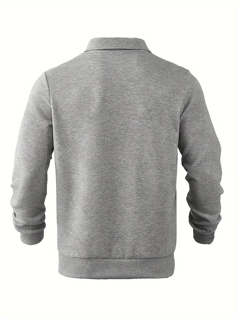 Vincent | Sweter zapinany na zamek w stylu vintage
