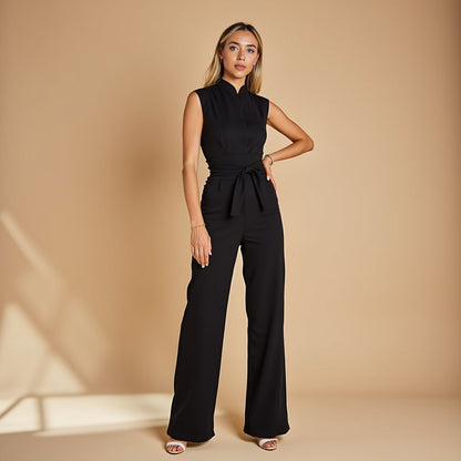 Gabriela | Elegancki kombinezon bez rękawów