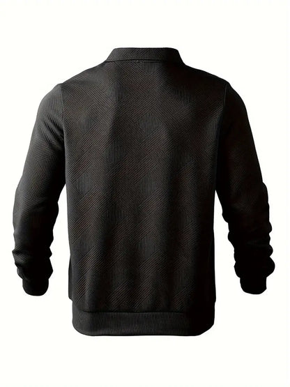 Vincent | Sweter zapinany na zamek w stylu vintage